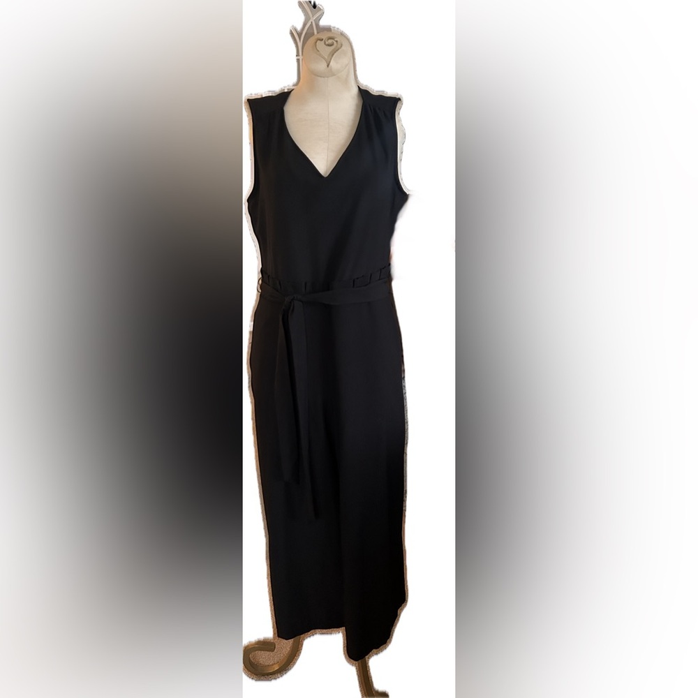 Elegant Black Belted jumpsuit with belt